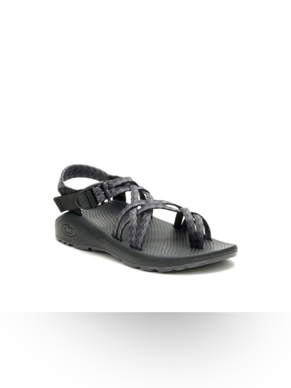 Chaco Black Outdoor Sport Sandal with Crisscross Straps